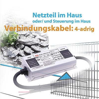 Netzteil für Gabionenbeleuchtung